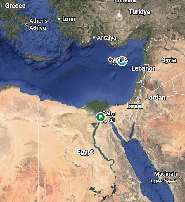 Map of Egypt